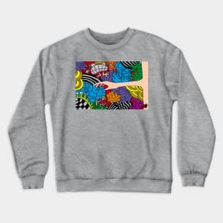 The hand of the imagination. Crewneck Sweatshirt